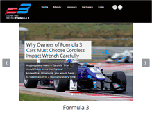 Tablet Screenshot of formula3.co